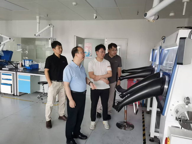 中国有研副总经理毛昌辉到有研广东院开展安全生产检查