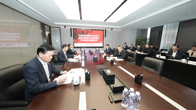 中国有研党委召开树立和践行正确政绩观学习教育专题读书班